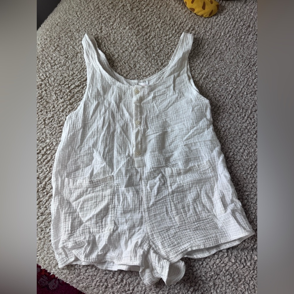 Xhilaration Textured White romper